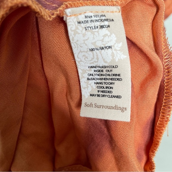 Soft Surroundings Beachy Tie Dye Flowy Maxi Dress Size Large - Picture 6 of 10